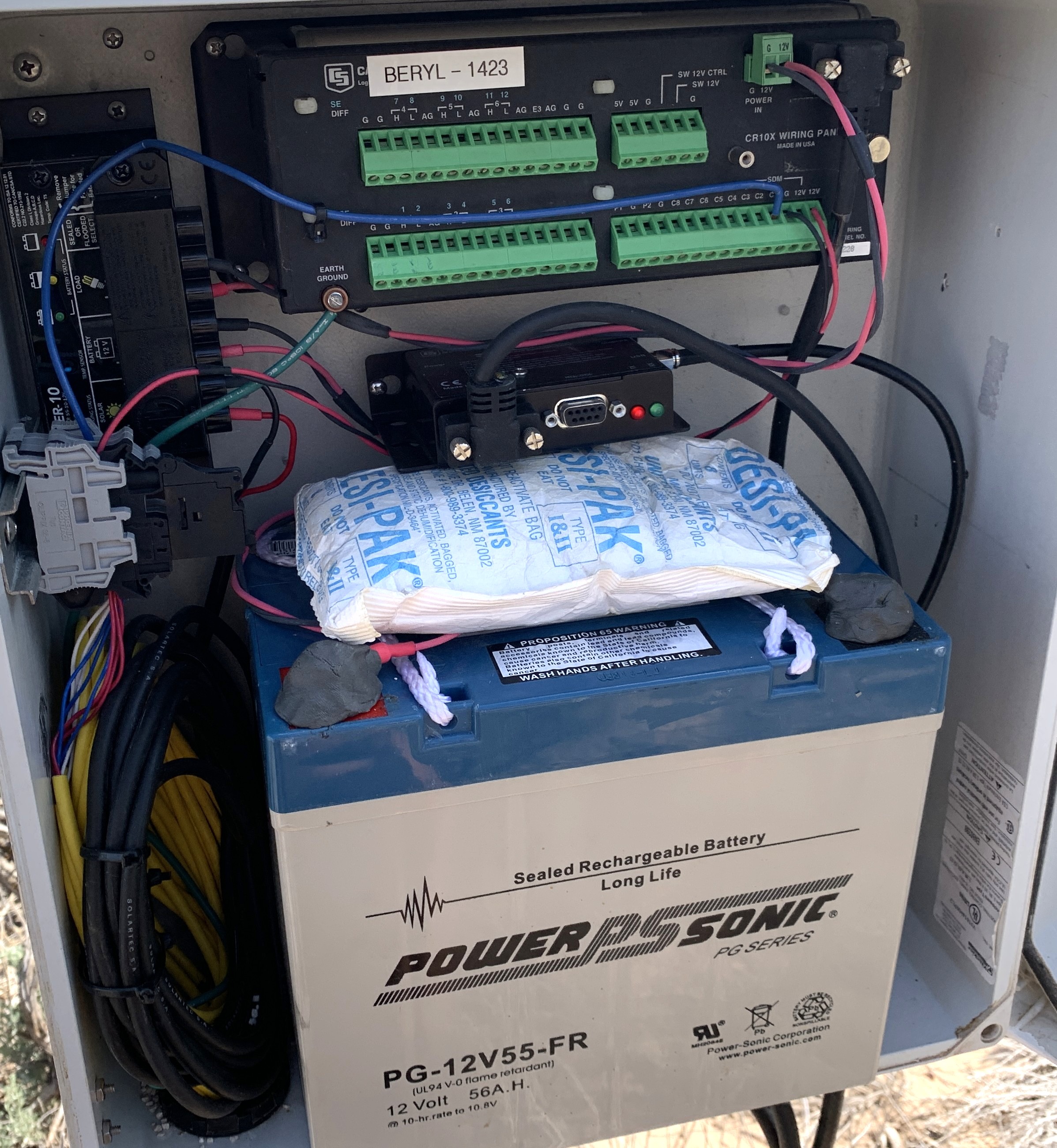 Desiccant replacement.